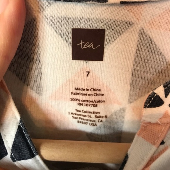 TEA COLLECTION Geometric Print Casual Dress - Picture 6 of 8